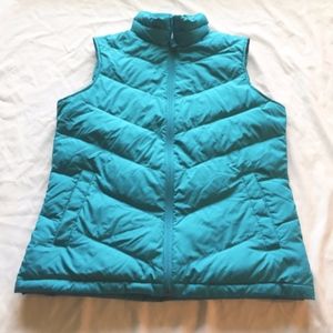 TALL puffer vest - Lands End MEDIUM
